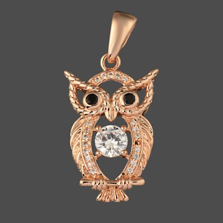 Позолоченный кулон Сова Fallon 86200296 фото | Brulik