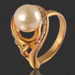 Позолоченное кольцо  Fallon 8323031