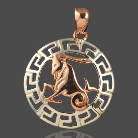 Позолоченный кулон Fallon 96100050-козерог фото | Brulik
