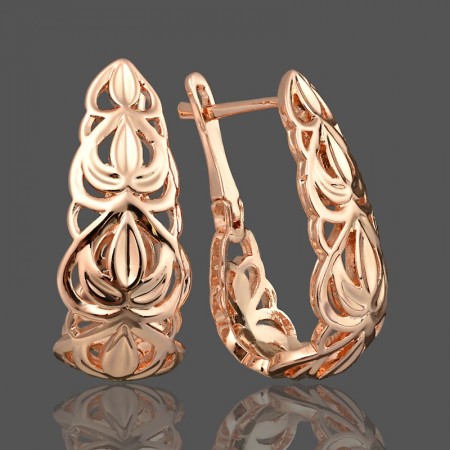 Позолоченные серьги Fallon 82100612 фото | Brulik