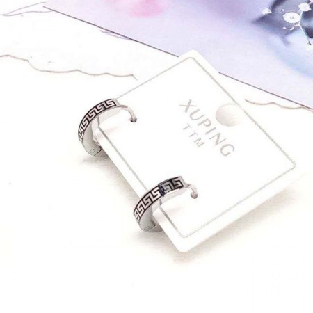 Сережки сталеві  Xuping 24733 фото | Brulik