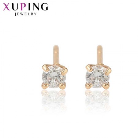 Позолочены серьги гвоздики XP 97121 фото | Brulik