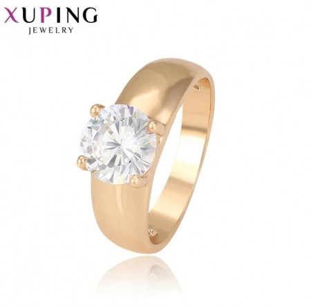 Позолоченное кольцо Xuping 10534 фото | Brulik