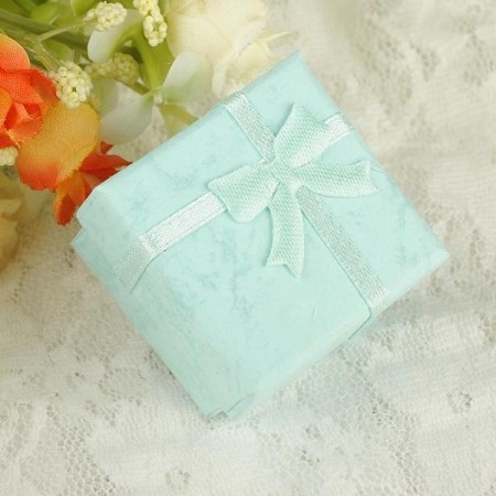 Подарочная коробочка бирюзовая фото | Brulik