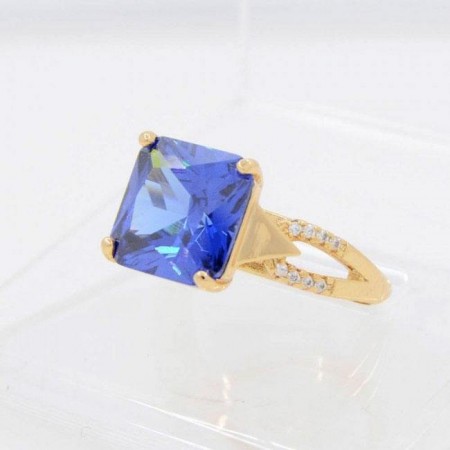 Экспрессивное кольцо Xuping 10-1054-синий фото | Brulik