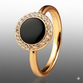 Позолочена  каблучка Xuping 10792