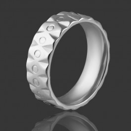 Стальное  кольцо 185