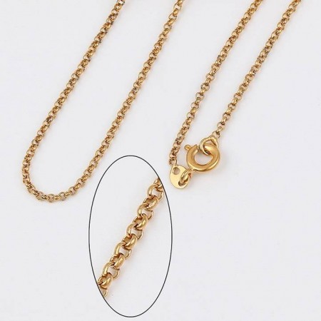 Превосходная цепочка в позолоте 42979 фото | Brulik