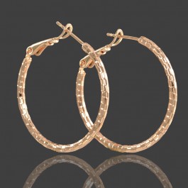 Позолоченные серьги -кольца Xuping 258 -M