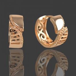 Позолоченные серьги XP 9803