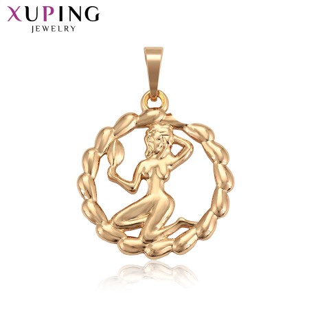 Позолочений кулон Xuping  34972-діва фото | Brulik