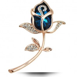 Брошь XP 8040-синий 