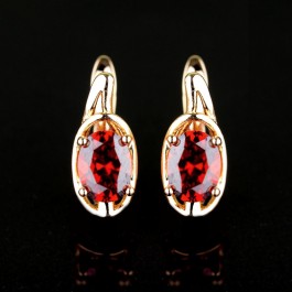 Позолоченные серьги Xuping 9183-красный
