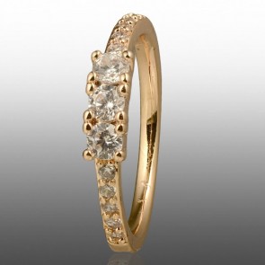 Позолочена каблучка Xuping 10962 фото | Brulik