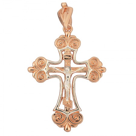 Позолоченный крестик Fallon 96100368 фото | Brulik