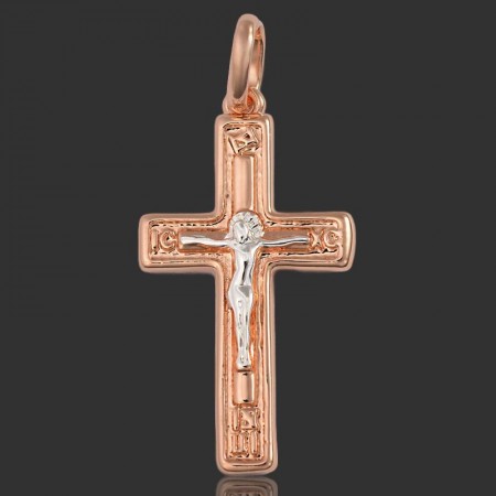 Позолоченный крест Fallon 96100338 фото | Brulik