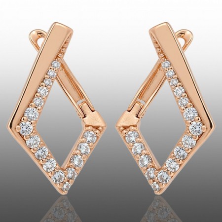 Позолочені сережки Xuping 24352 фото | Brulik