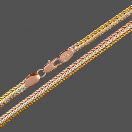 Позолоченная цепочка  Fallon Триколор 94110189-50