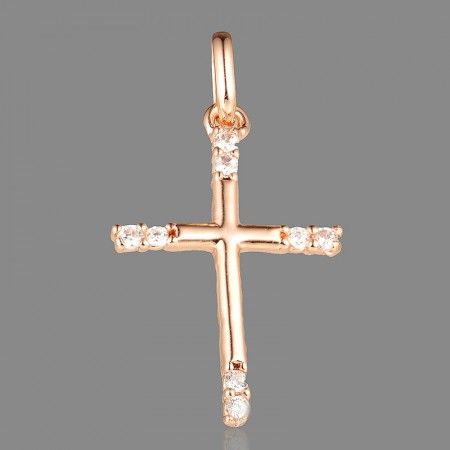 Позолочений хрестик Fallon 86201332 фото | Brulik