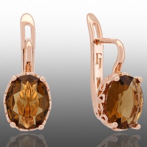 Позолочені сережки  Fallon 82283083 фото | Brulik