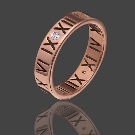 Стальное позолоченное кольцо 92 фото | Brulik