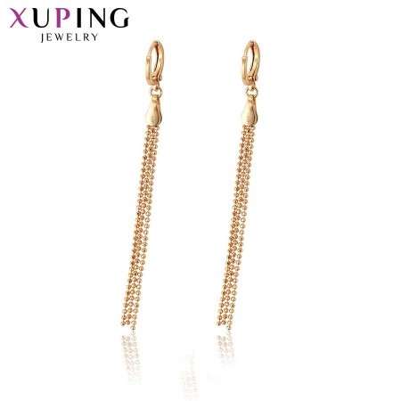 Позолоченные серьги  XP 96599 фото | Brulik