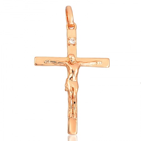 Позолоченный крестикFallon 86201200 фото | Brulik