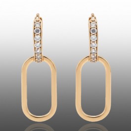 Позолочені сережки Xuping 24641