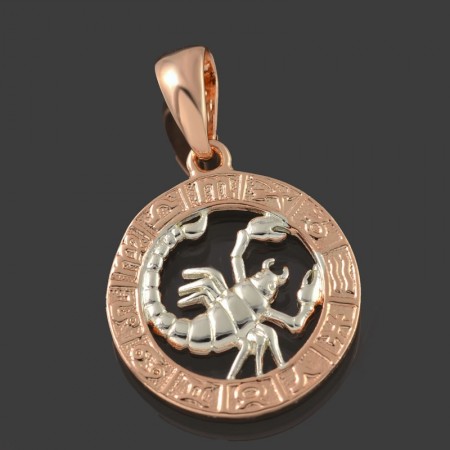 Позолоченный кулон Fallon 96100080-скорпион фото | Brulik