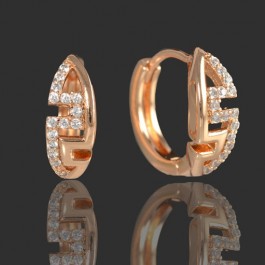 Позолоченные серьги  Xuping 2093