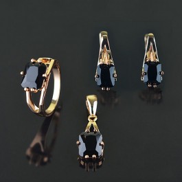 Позолоченное комплект  Fallon 81200135-черный