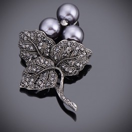 Стильная брошь-8438