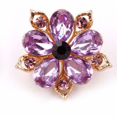 Цветочная брошь  942-55 фото | Brulik