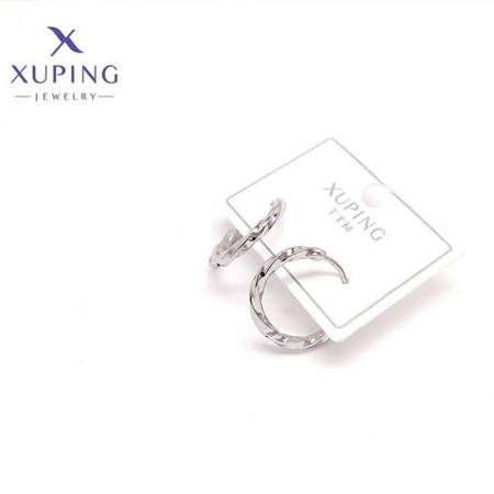 Сережки кільця Xuping 24819 фото | Brulik