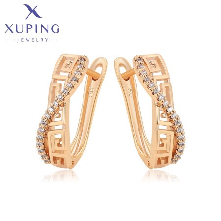 Позолочені сережки  Xuping X001203087 фото | Brulik