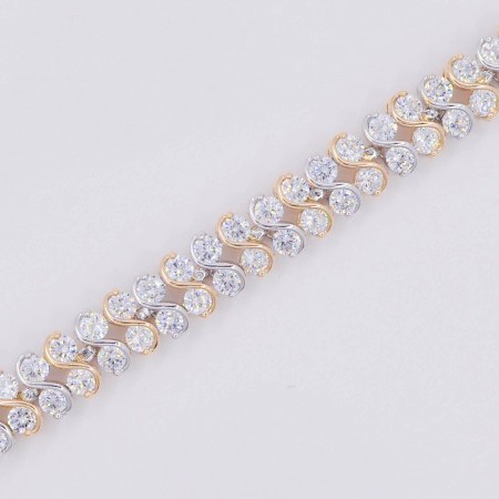 Изумительный браслет Xuping 10-7038 - белый фото | Brulik