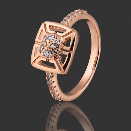 Позолоченное кольцо Xuping 1334 фото | Brulik