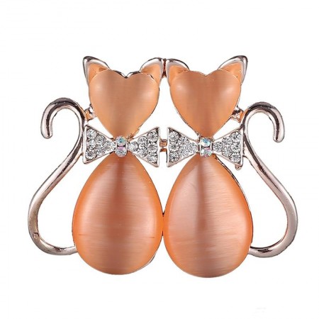 Брошь 8051-розовый фото | Brulik