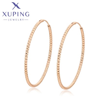 Позолочені сережки кільця Xuping  14E24112502 фото | Brulik
