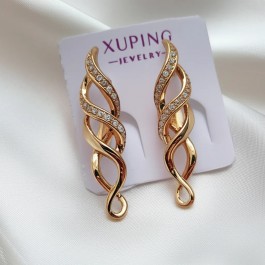 Позолочені сережки  Xuping 24152