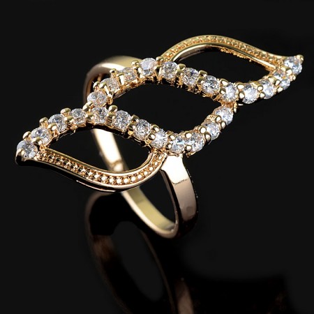 Позолоченное кольцо  XP 1634 фото | Brulik