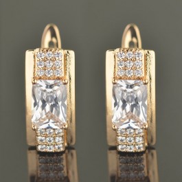 Позолоченные серьги Xuping 2797-белый