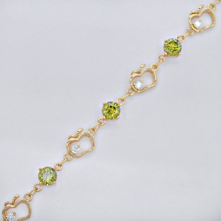 Браслет "Зеленое Яблоко" 71977 - зеленый фото | Brulik