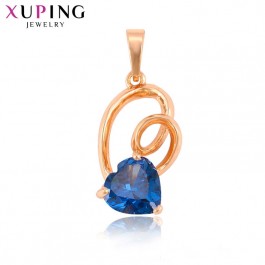 Позолоченный кулон XP 33294 - синий