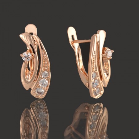 Позолоченные серьги Fallon 8225502 фото | Brulik