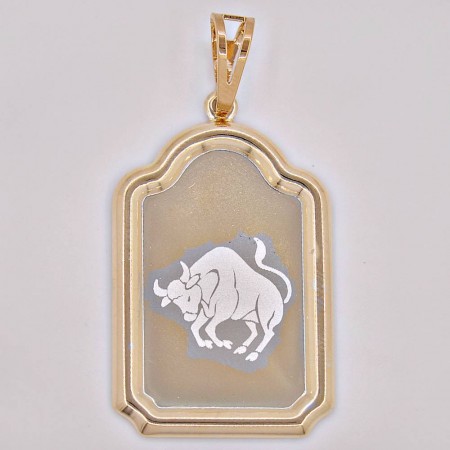 Кулон "Знак Зодиака" оптом 31883 - телец фото | Brulik