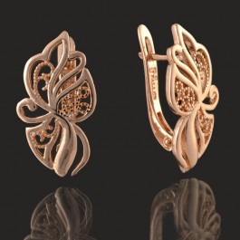 Позолоченные серьги Fallon 82100417