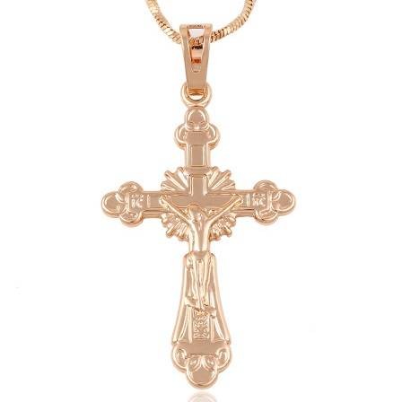 Крестик в позолоте 32396 фото | Brulik