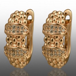 Позолочені сережки  Xuping 24749