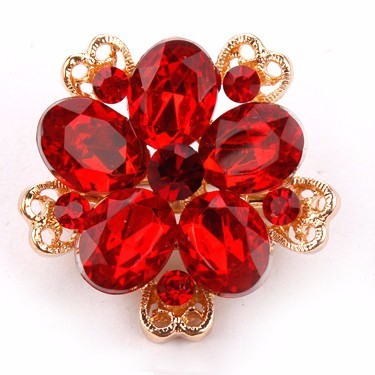 Цветочная брошь  942-66 фото | Brulik